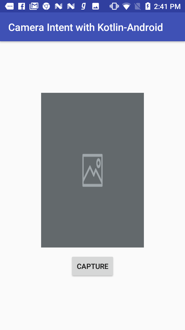 Camera Intent with Kotlin-Android